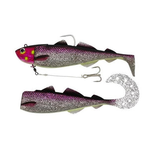 Westin Crazy Daisy Lure - 180g 18cm Rainbow (Black/Pink/Silver/Glow)