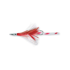 Williamson Diamond Jet Feather Trolling Lure - Red/White