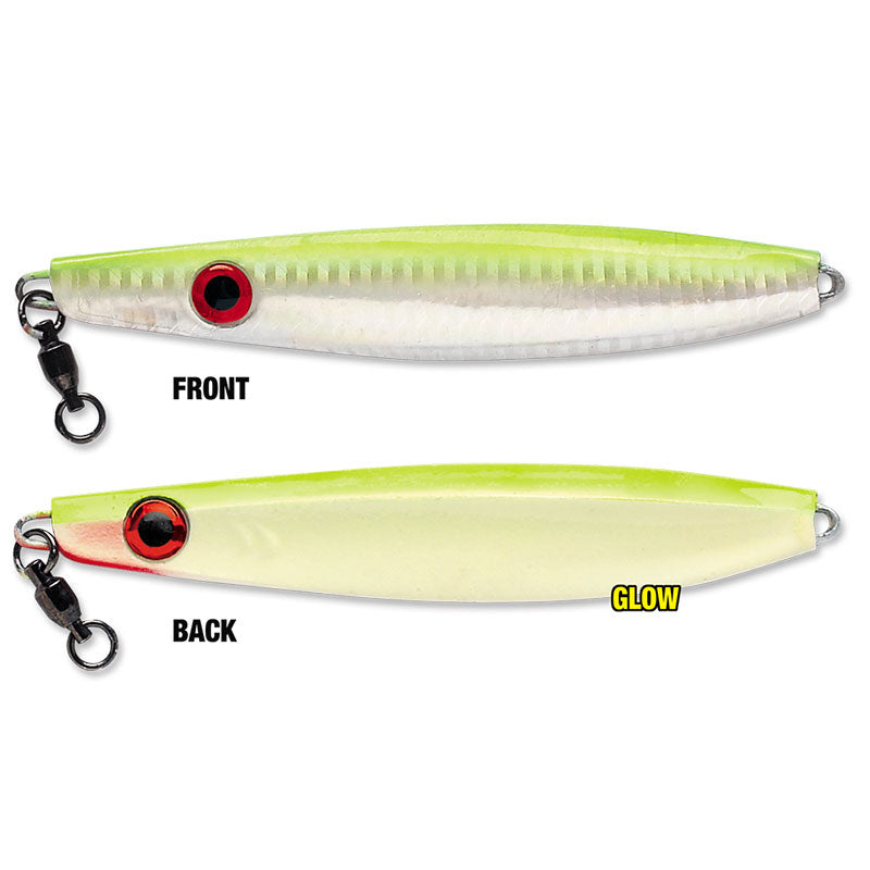 Williamson Vortex Speed Jig - 150g Chartreuse Glow Chrome
